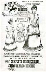 Pattern for Susan's Polonaise,
polinaise, skirt, bustle,
all sizes 6-24, complete instructions